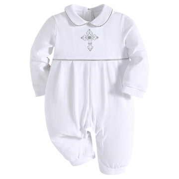Baptism Clothes for Boys White Onsies 9 Boy Romper Fall