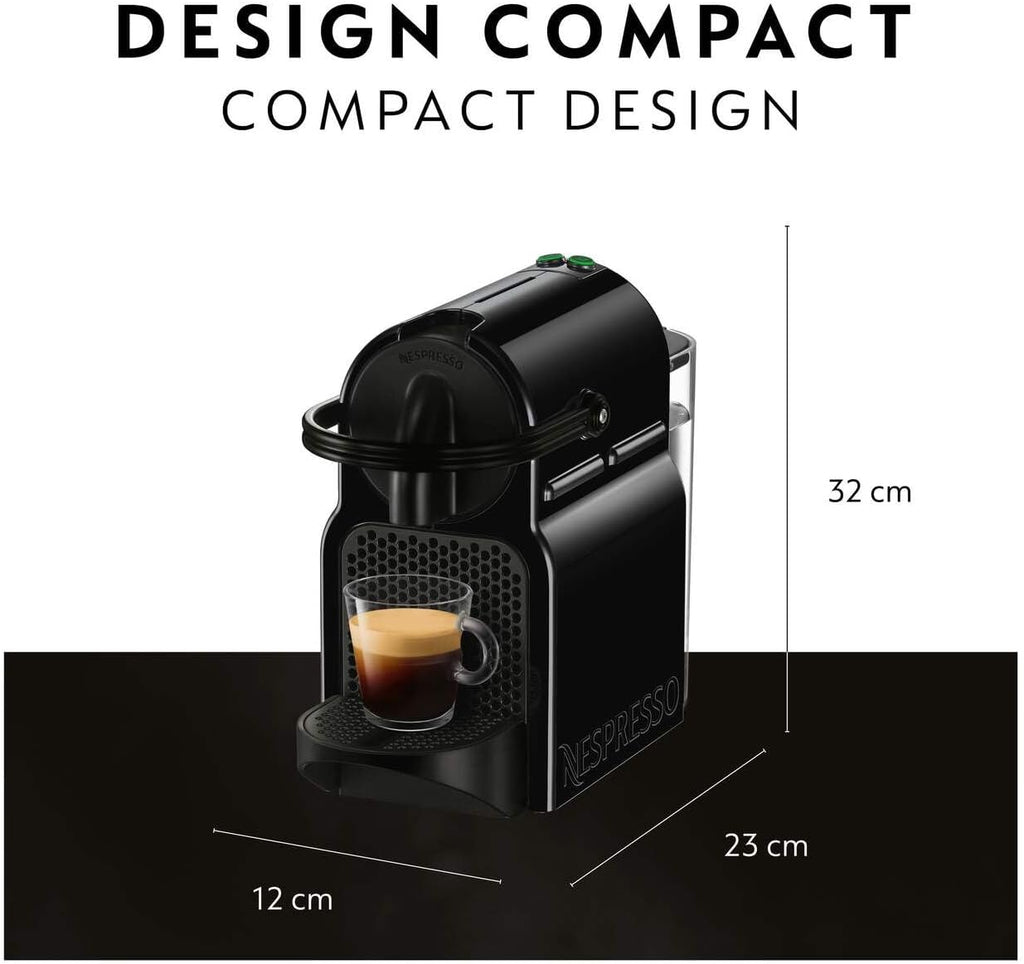 Inissia Espresso Machine by with Milk Frother, 24 ounces, Black | Milk Frother
