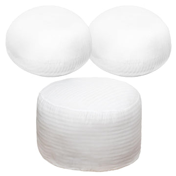 Pouf Ottoman Filling for 20x14 Cover, Polyfill Stuffing Pouf Insert 6.1 Lbs
