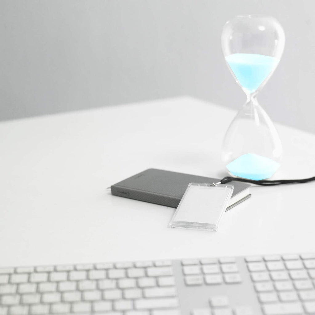 Hourglass Sand Timers - Biloba Hourglass Sand Timer Inspired Glass/Home, Desk, Office Decor