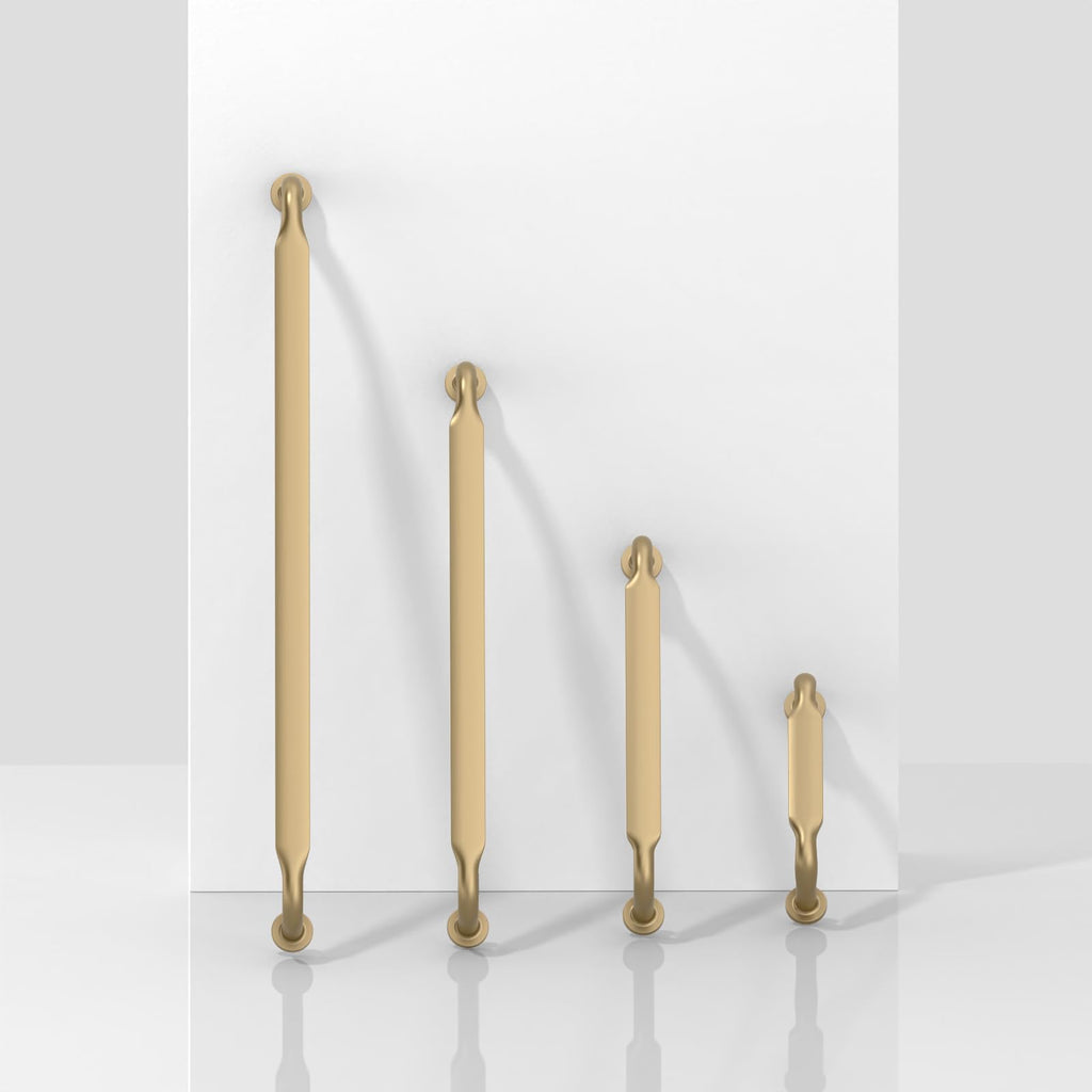 5 Pack Champagne Bronze Cabinet Pulls 4 Inch(102mm) Kitchen Cabinet Handles Solid Zinc Alloy Cabinet Hardware Drawer