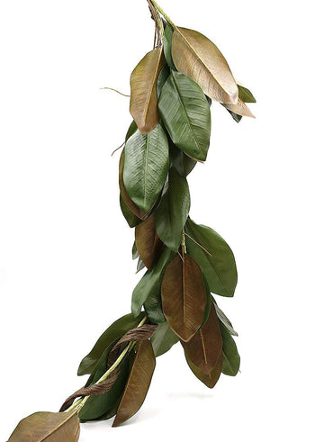 50in Long Artificial Magnolia Leaf Garland, Ideal to Hang at Wedding, Store Display, Window Sill, Fall Decor, Perfect