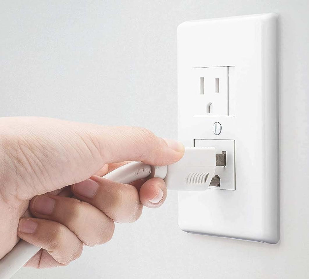 6-Pack Self-Closing Outlet Covers (For Center Screw Outlets Only) - Measures 3"Wide x 4.75"High-An Alternative To