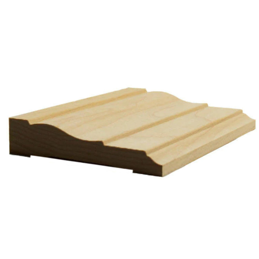 Colonial Casing 3-1/2" Wide x 3/4" Trim. Unfinished Moulding, Maple, 42"
