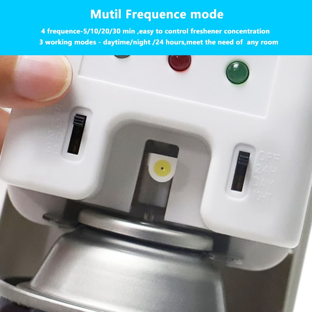 Automatic Air Freshener Spray Dispenser, Auto Air Fresheners Spray -Wall Mount/Free Standing Fragrance Dispenser Room