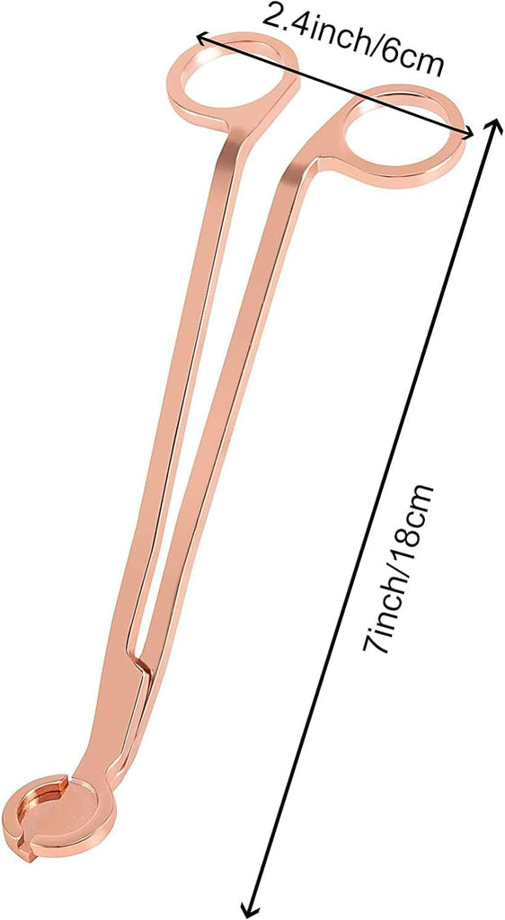 Candle Wick Trimmer, Polished Wicker Scissors, go deep into The Candle to Cut Spent Chips, Allow The Cleaner - Set of 2