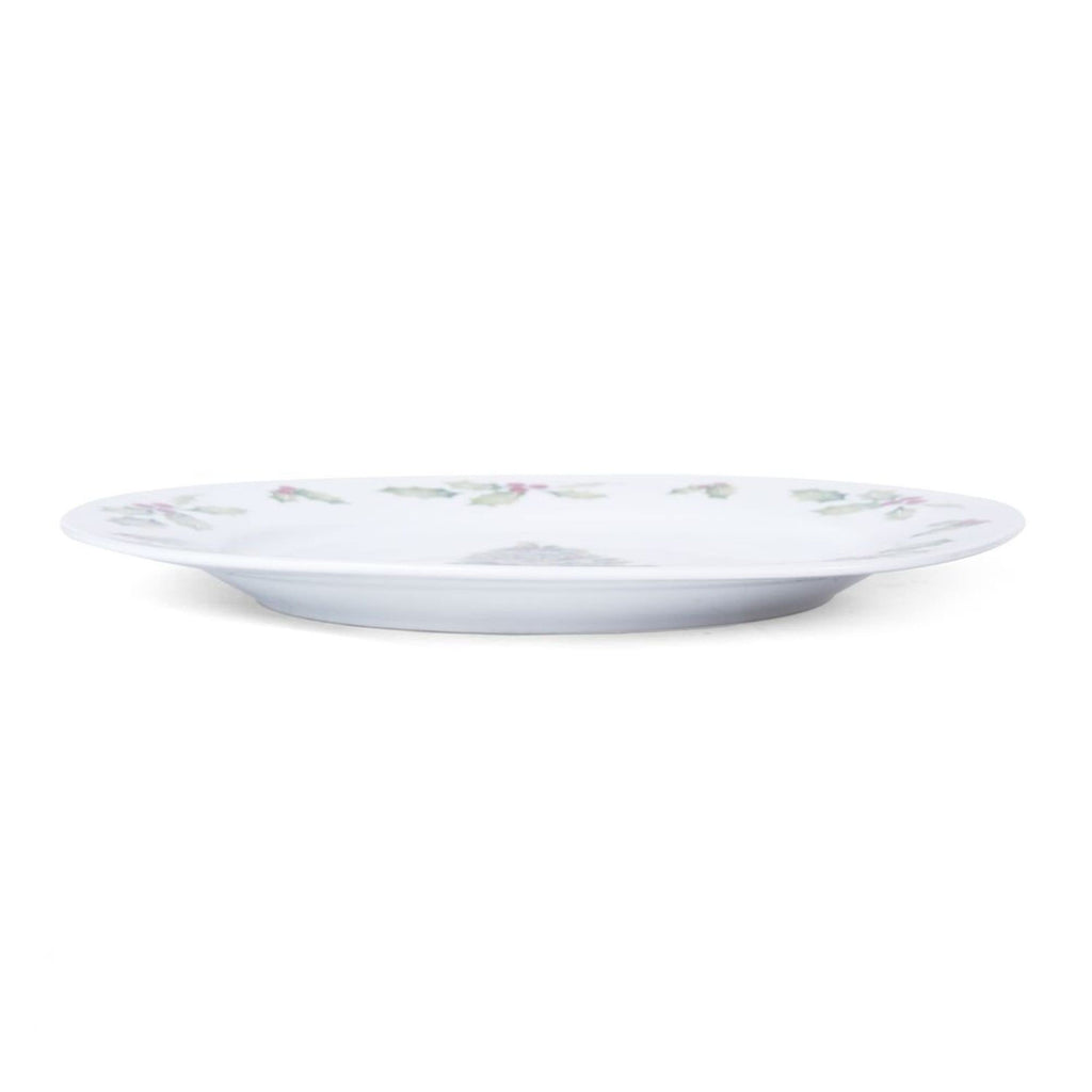 Christmas Day 24-Piece Dinnerware Set Service for 8 Porcelain