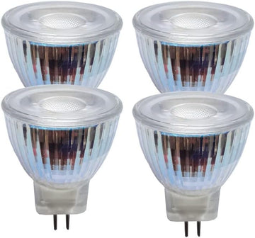 MR11 nimi spot Light gu5.3 Base 130V 120V 3W 3000K LED Bulb Replace 20w 35W Halogen Bulb (4pcs 110-130V 3000K Bulbs)