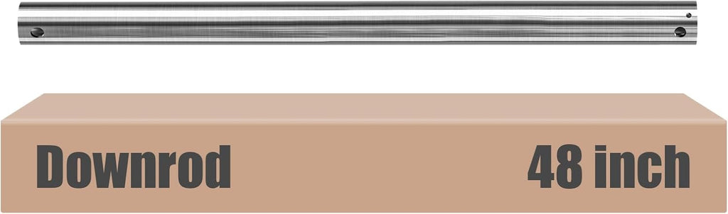 Brushed Nickel 48 inch ceiling fan downrod