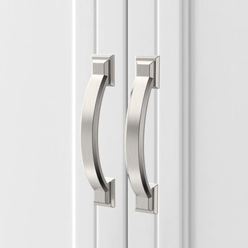 10 Pack 3 Inch(76mm) Brushed Satin Nickel Kitchen Cabinet Handles, Cabinet Pulls Kitchen Cabinet Hardware Drawer Pulls