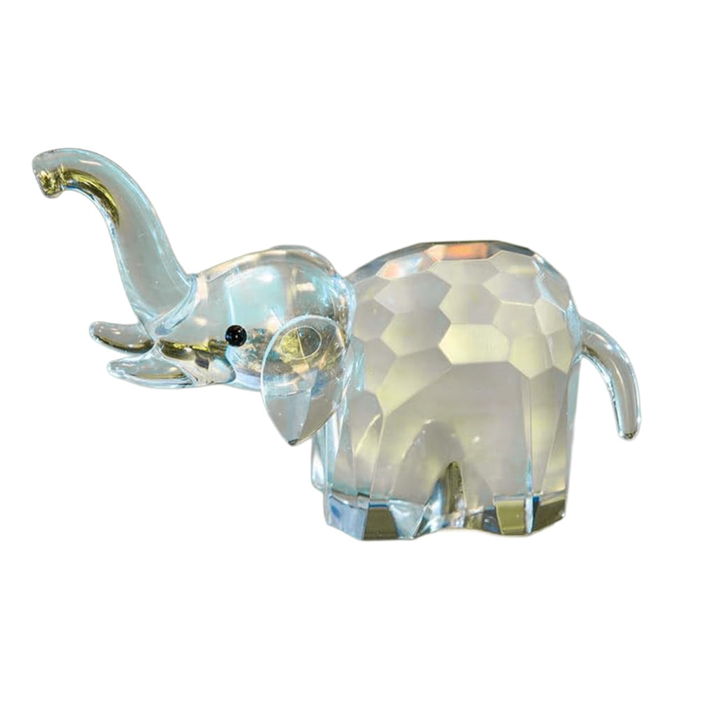 Crystal Elephant Figurine - Large Elephant - 2 1/4"