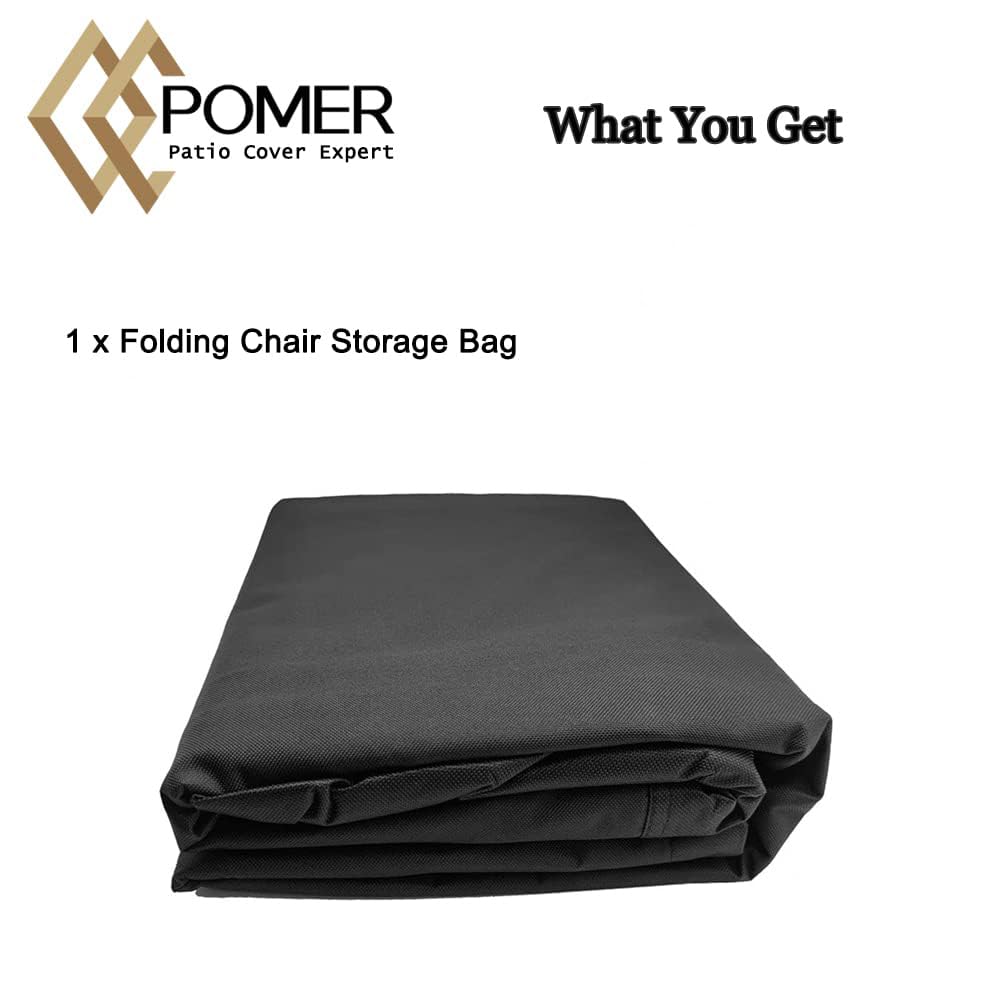 Folding Chair Storage Bag for Plastic, Resin, and Wood Folding Chairs