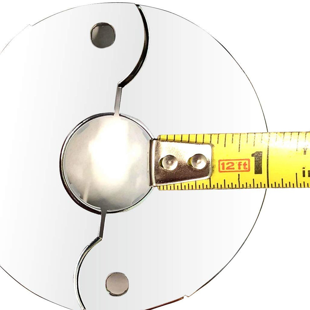 Floor and Ceiling Plate Cover Split Flange Replacement and Repair Kit, Fits 1/2 Inch IPS Galvanized Pipe or 3/4 Inch