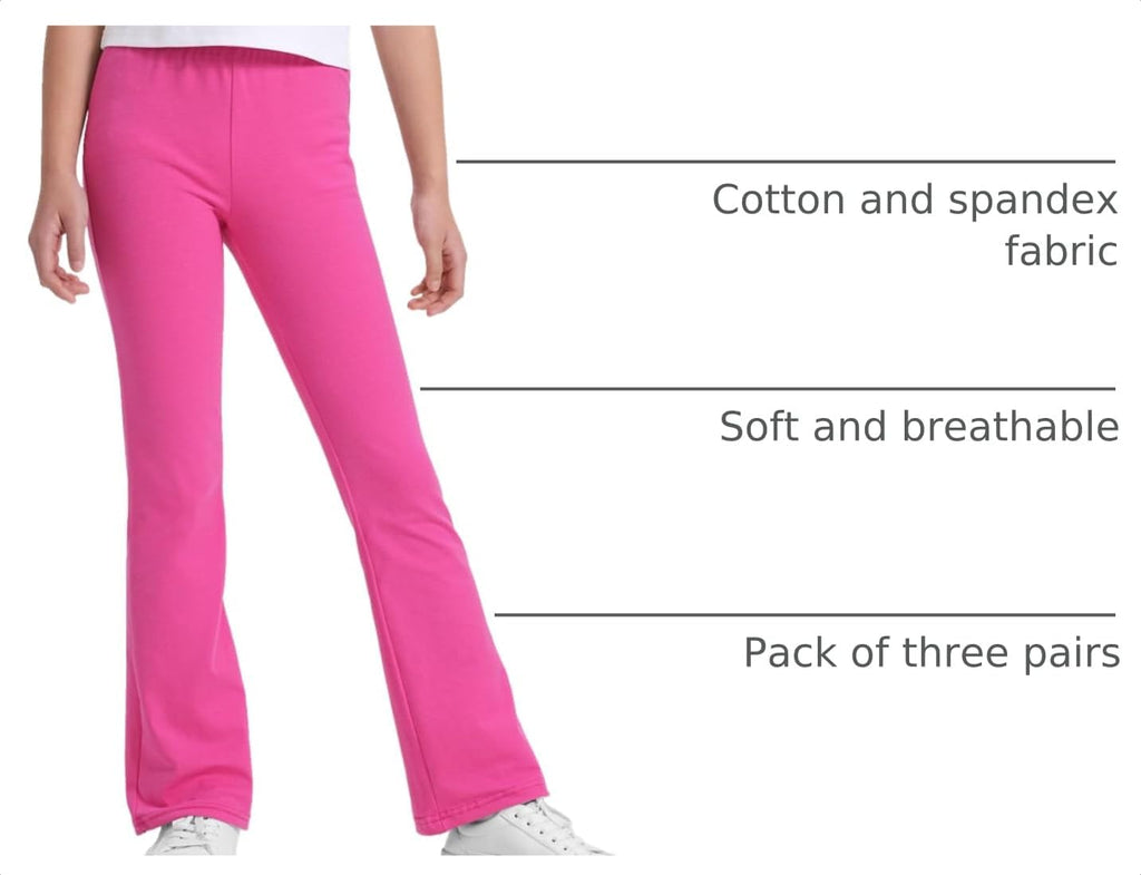 Girls Flare Leggings Kids Casual Bell Bottom Pants for Teen Girls