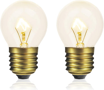 Oven Light Bulb G45, 40W 120V 415Lumen Appliance Light Bulbs
