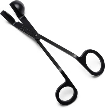 Wick Trimmer & Snuffer - Use on Burning or Extinguished Wicks - Enameled Stainless Steel