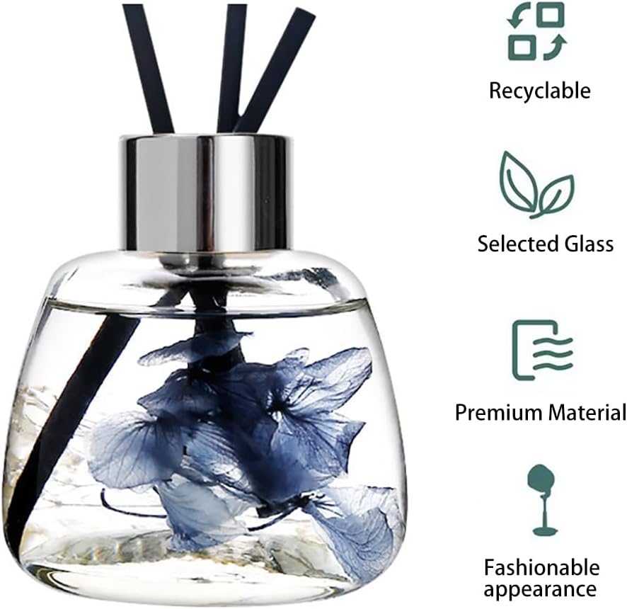 Reed Diffuser Bottle with Reeds Sticks, 3.52 oz - Set of 4