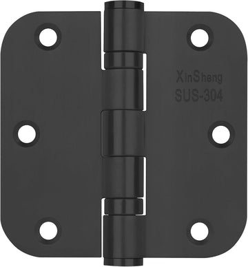 3.5" Heavy Duty Door Hinges XinSheng 304 Stainless Steel 3 Pack(Black) | Great anti-rust performance，Anti-tamper