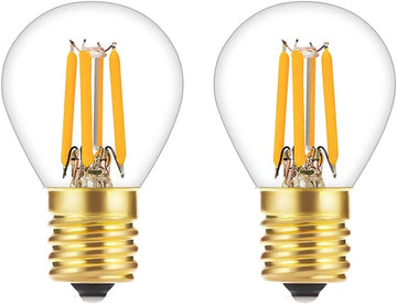 S11 LED Bulb Filament 4W Equivalent to 40 Watt Incandescent Appliance Bulb- E17 Intermediate Base Mini Globe Light