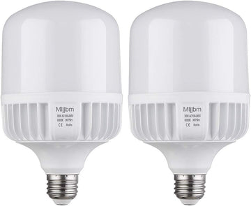 High Watt LED Bulbs 250W-300W Equivalent, 35W Bright White 6000K
