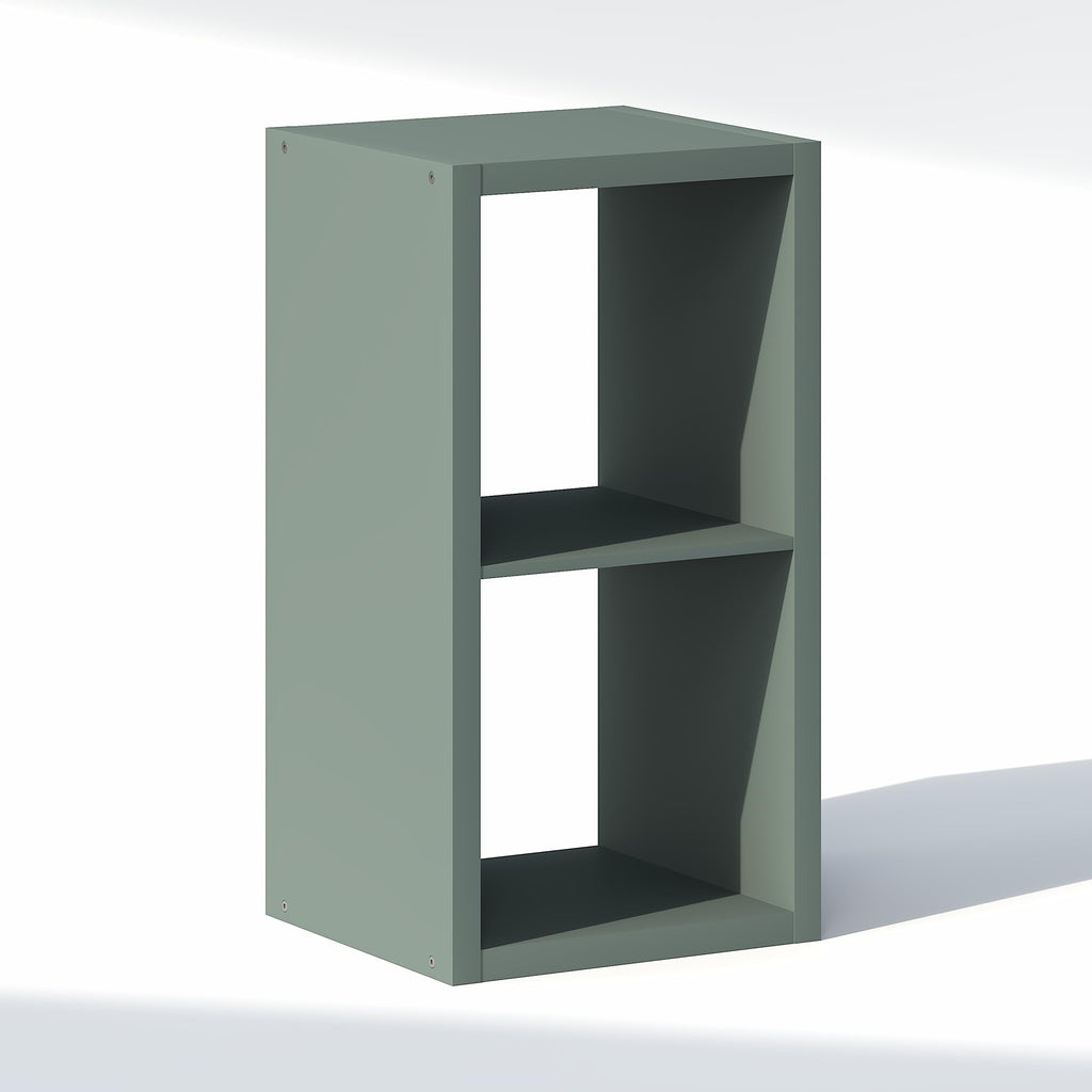 Cubic Extra Thick 2-Cube Closet Organizers and Storage, Sage Green