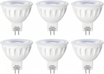 MR16 LED Bulb, 50W Halogen Equivalent, 5W 12V 3000K Soft Warm White, 450Lm GU5.3 Bi-Pin Base, 12V Spotlight Bulb, 40