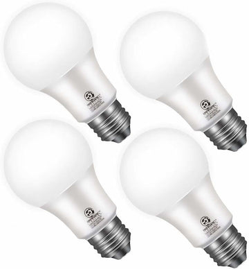 Energetic 4-Pack Dusk to Dawn LED Outdoor Light Bulb, 60 Watt Equivalent(6W), 800LM, Daylight 5000K, E26 Base