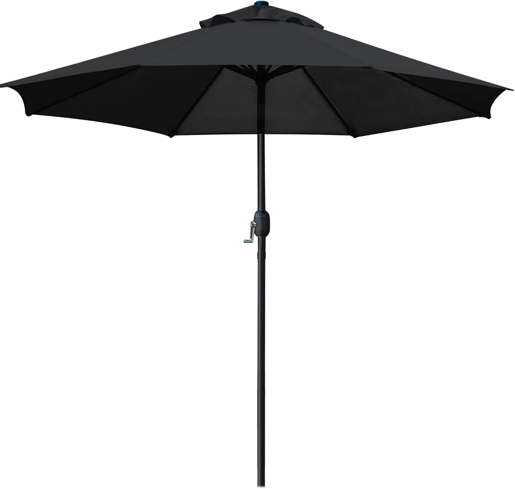 9' Patio Umbrella Outdoor Table Umbrella with 8 Sturdy Ribs