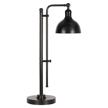Industrial Adjustable Desk Lamp, Farmhouse Table lamp 29''-38'', Rustic Metal Task Desk Lamp in Aged Bronze Finish