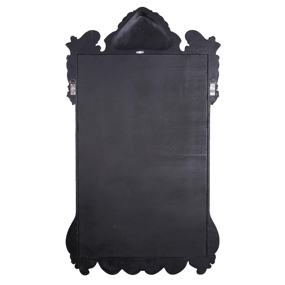 Marquette Antique Oversized Full Length Mirror, Ornate Full Body Standing Floor Mirror, Large Leaning Wall Mirror