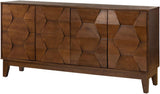Mid Century Sideboard Buffet Cabinet with Solid Wood Legs