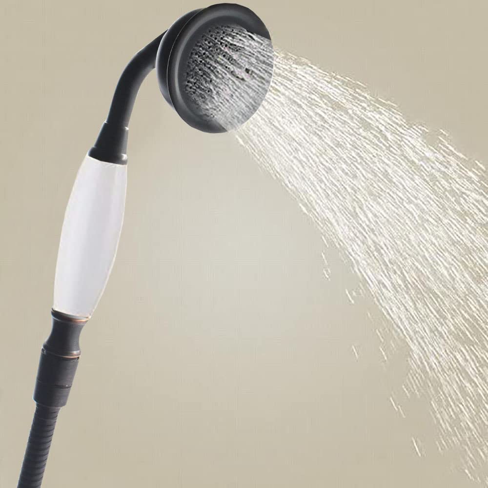 Vintage Handheld Shower Head with 59" Flexible Hose, ORB