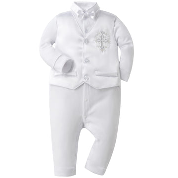 Baptism Outfits for Boys Fall Baby Boy Clothes Rompers