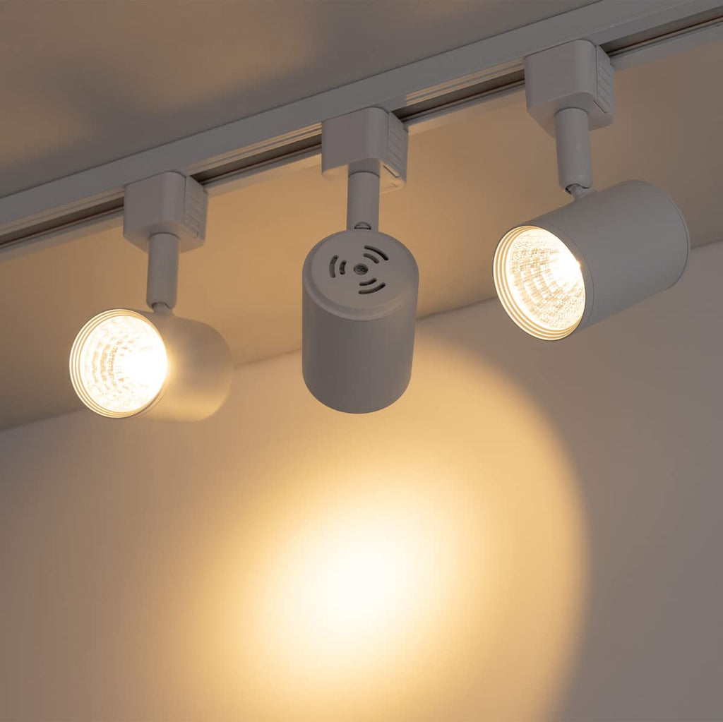 6 Pack J Type LED Track Lighting Heads 6.5W 3000K Warm White