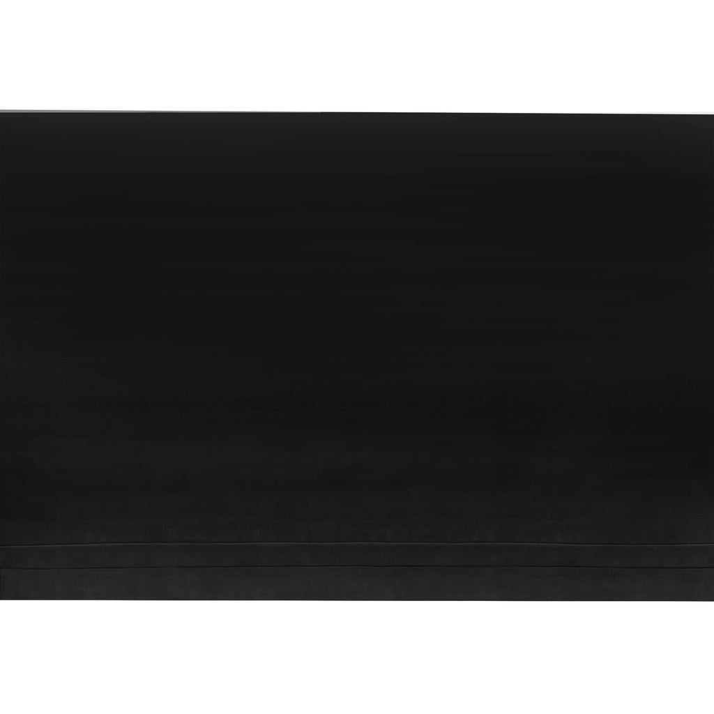 RV Awning Fabric | 19' | Solid Black | Premium Vinyl