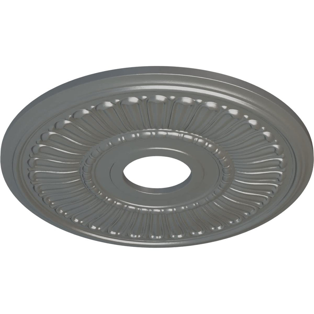 16" x 3-5/8" x 3/4" Melonie Ceiling Medallion, Silver