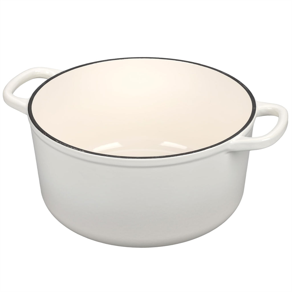 Enameled Cast Iron Dutch Oven with Sourdough Bread Baking Kit, Bread Dutch Oven with Lid, Includes Proofing Basket &