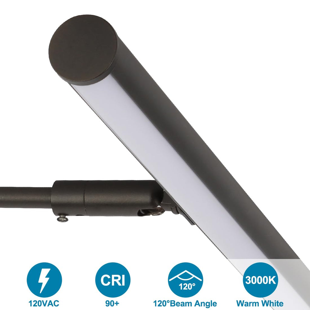 14" Plug in LED Picture Lights for Wall, Oil Rubbed Bronze