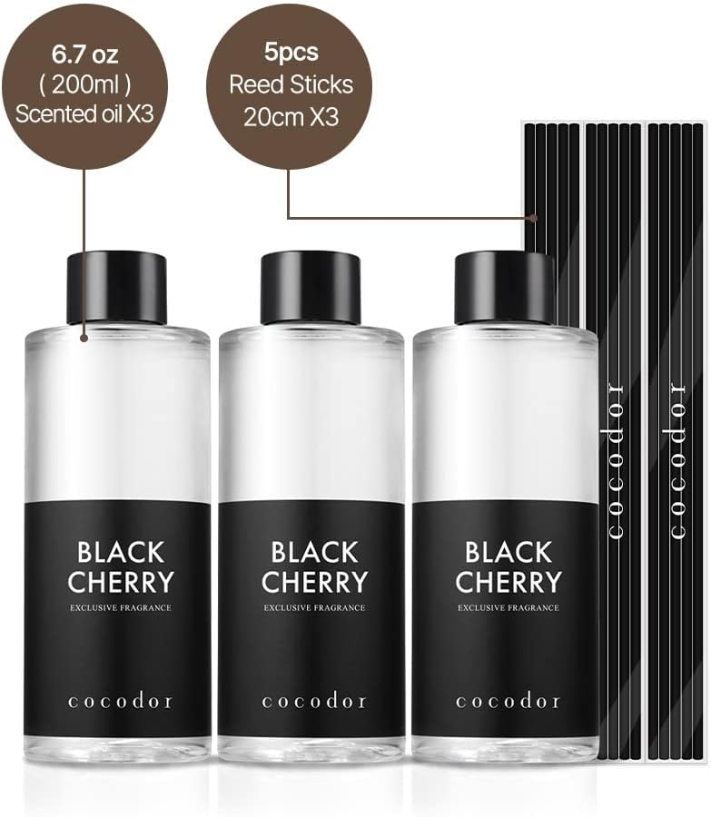 Reed Diffuser Oil Refill/Clean Linen /6.7oz(200ml) / 3 Pack/Home Fragrance, Scented Oils, Oils for Reed - Set of 3