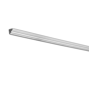 10 Pack 48 Inch Crown Moulding (40 Feet in Total), 5/8" Face x 5/8" High x 5/8" Projection - Primed White High