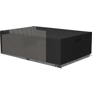 126x64 Heavy Duty 900D Outdoor Patio Sectional Cover Waterproof