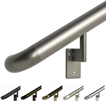 ADA Handrail Kit, 4 ft Stair Handrail, Champagne