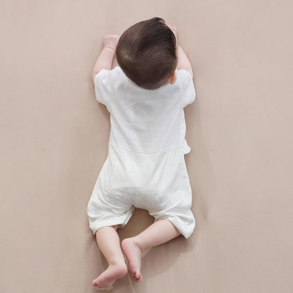 Baptism Outfit Baby Boys Christening Romper