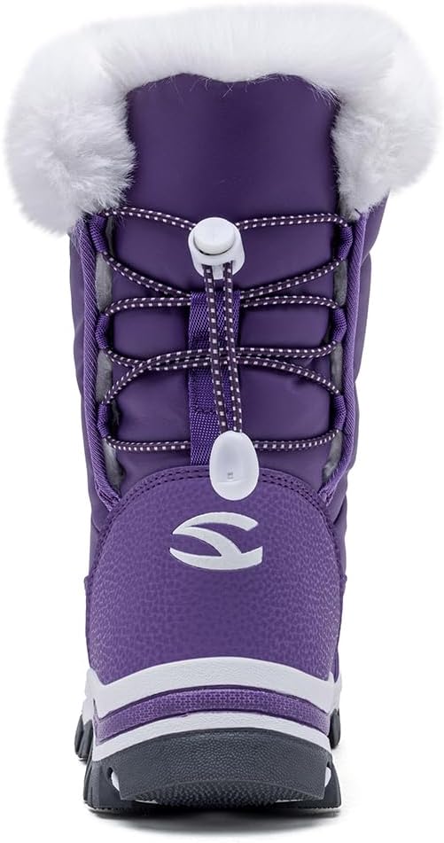 Girls Winter Snow Boots Water Resistant