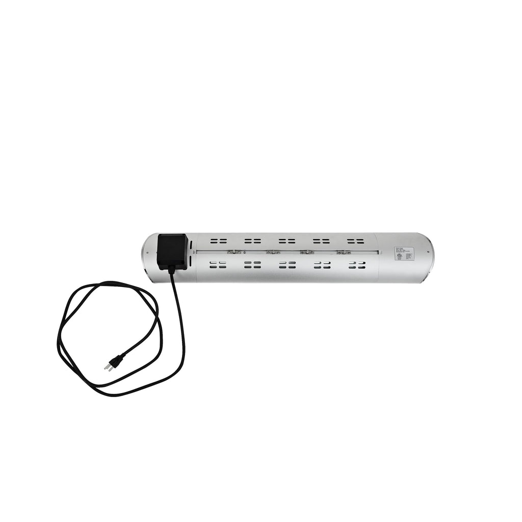 Wall Mouted Electric Outdoor Heater for Outdoor Patios or Decks, 3 Heat Levels, 1500W Instant Heating, 24h Timer