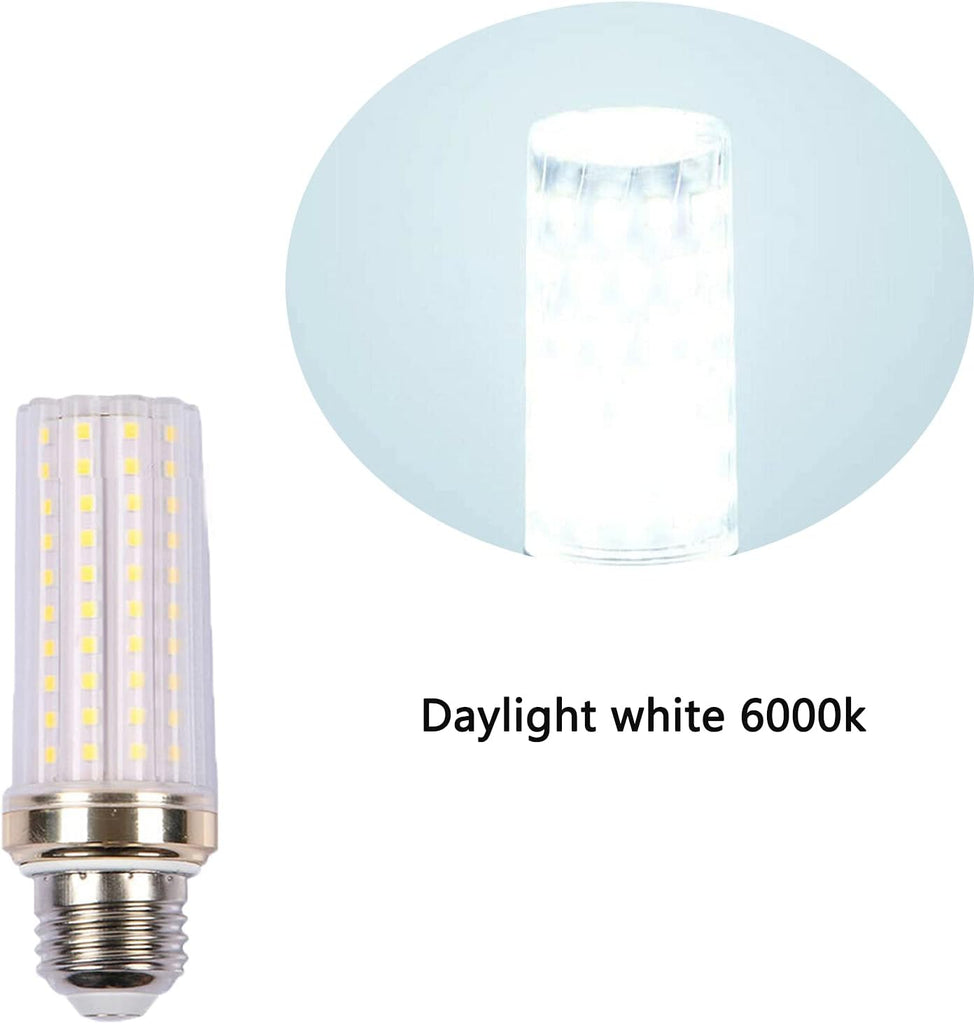 16W LED Corn Light Bulbs, 160W Equivalent 1600LM, 6000K Cool Daylight, E26/E27 Base, Non-Dimmable 360°