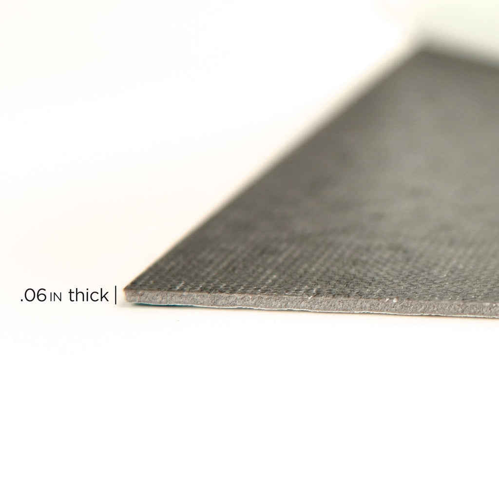 Leyton Peel and Stick Floor Tiles, Black, Geometric Vinyl Floor Tiles, Water Resistant, 12 in x 12 in, Pack of 10