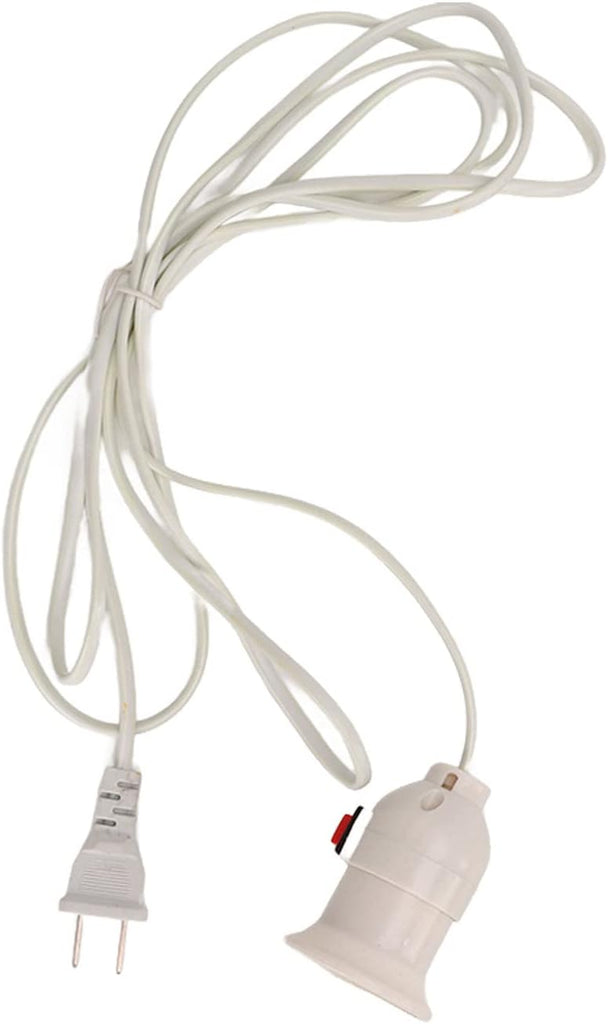 E27 Rotating RGB LED Light Bulb 6W with 8.2ft Plug Wire - Transform Your Party Atmosphere with Automatic Color