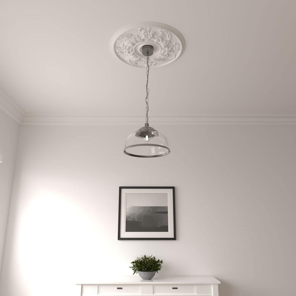 23 5/8-Inch OD Acanthus Twist Ceiling Medallion