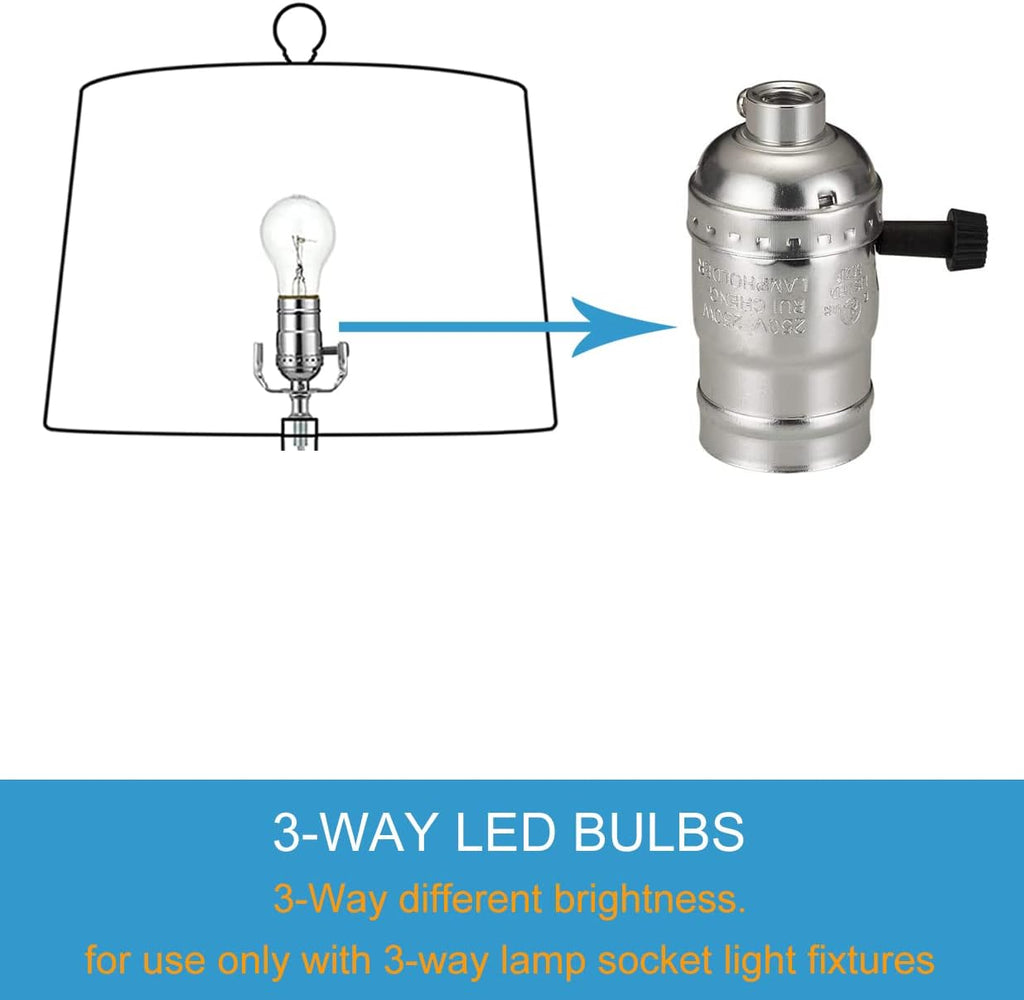 3 Way Light Bulbs 50 100 150 Watt Equivalent Soft White